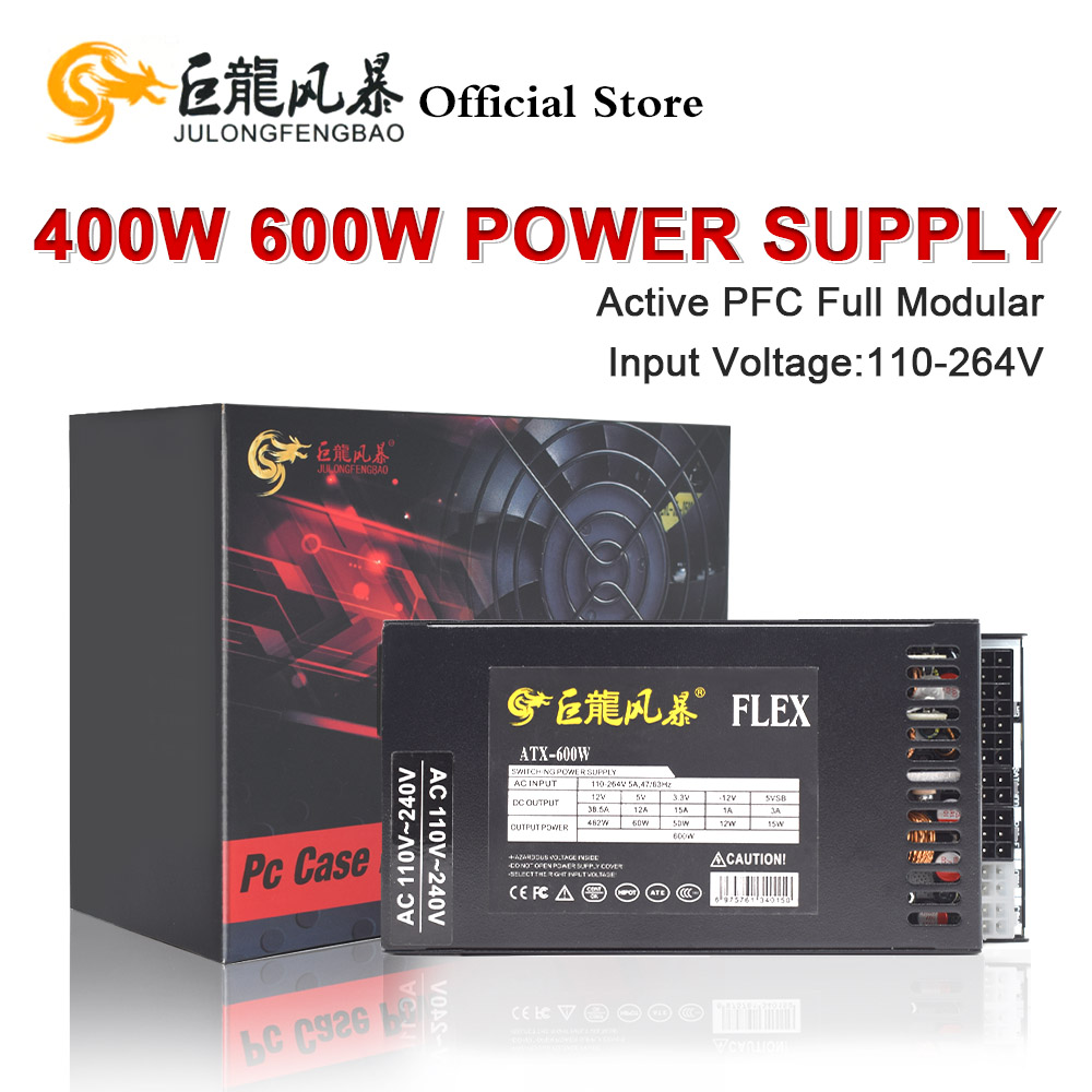 Flex Atx Power Supply 600W 1U - JULONGFENGBAO ATX 400W 600W Modular Penuh